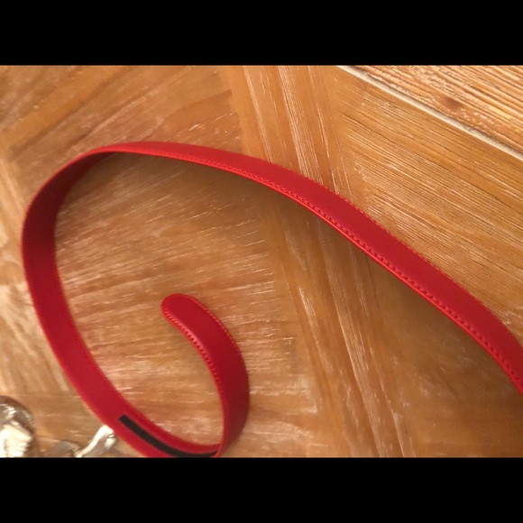 BNWT Luxurious Automatic PWR Red Ratchet Belt!! - Picture 9 of 16